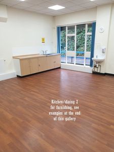 Kitchen and dining area